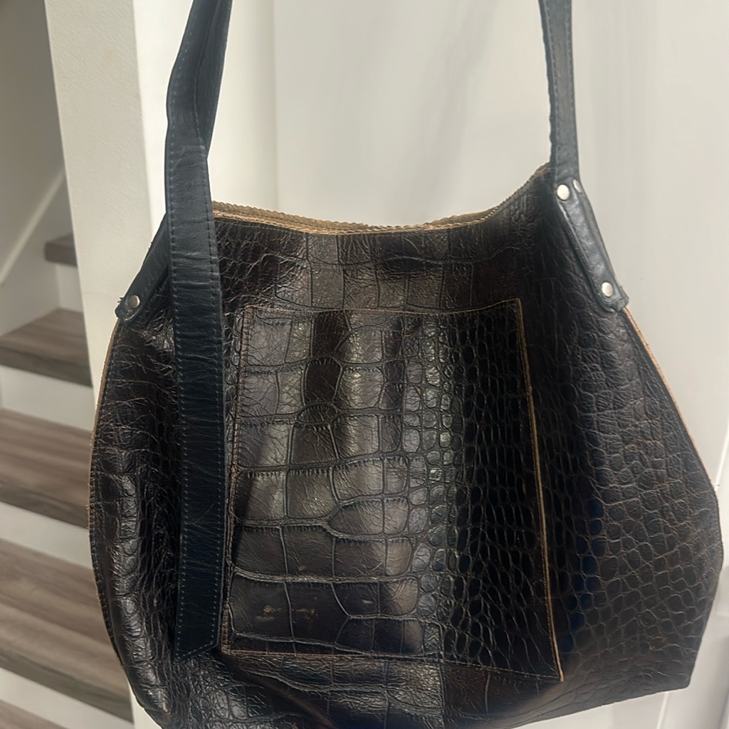 B.May Python Hobo Bag